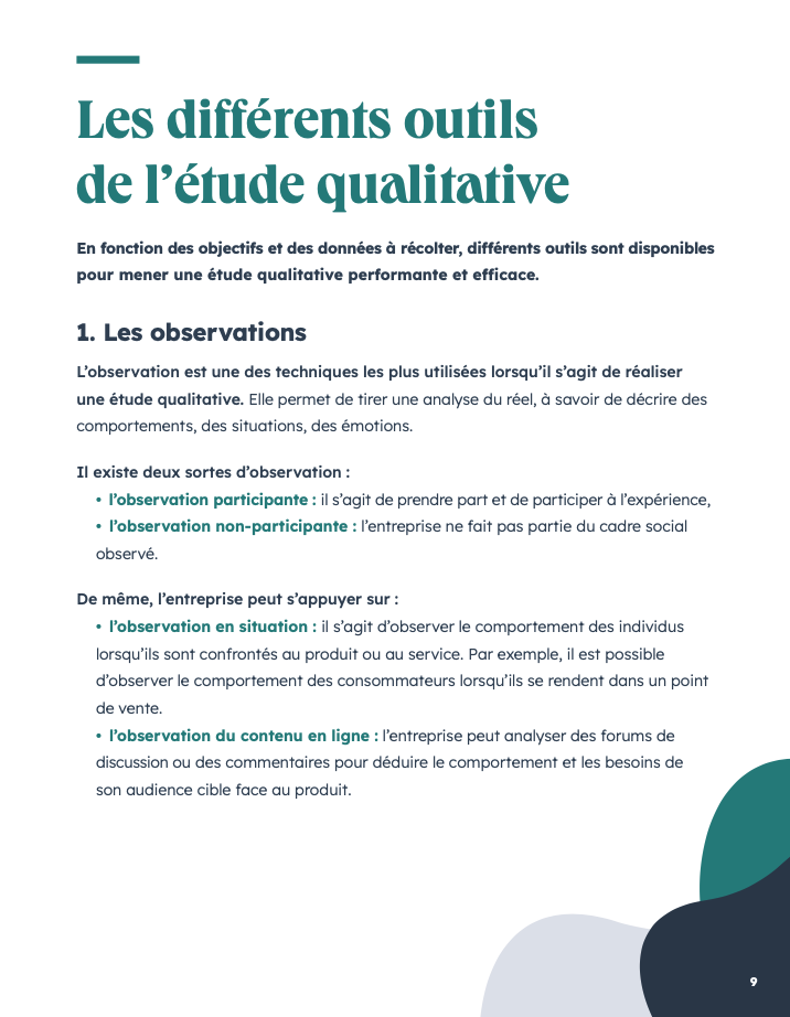 Étude Qualitative : Le Guide Complet